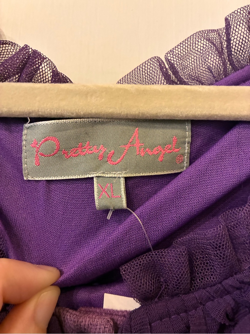 Pretty Angel Purple Ruffle Shacket - Picture 3 of 5